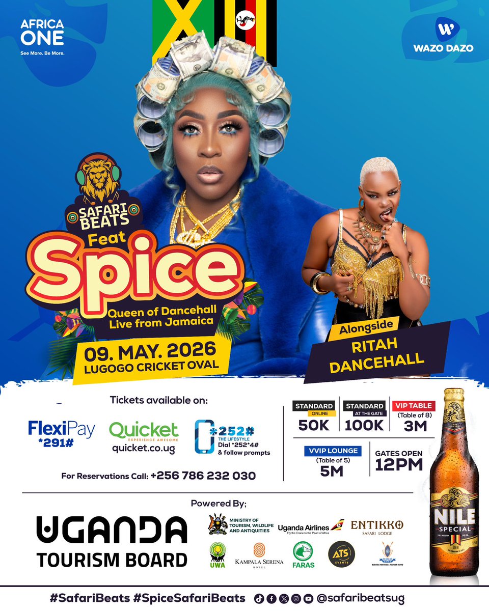 RitahDanchall's tweet photo. Ok UGANDA 🇺🇬, mbegayiridde munsanyukireko baana mwe ❤️ Who am I to share a stage with the world’s Star Queen of Dancehall, @spiceofficial ?I’m literally crying 😭 Indeed GOD IS THE GREATEST 🙏
Wabula sisobola kwogera bingi, nyinza okwonoona surprise 🙈 See you all on 9th May https://t.co/7Q7g36AyHZ