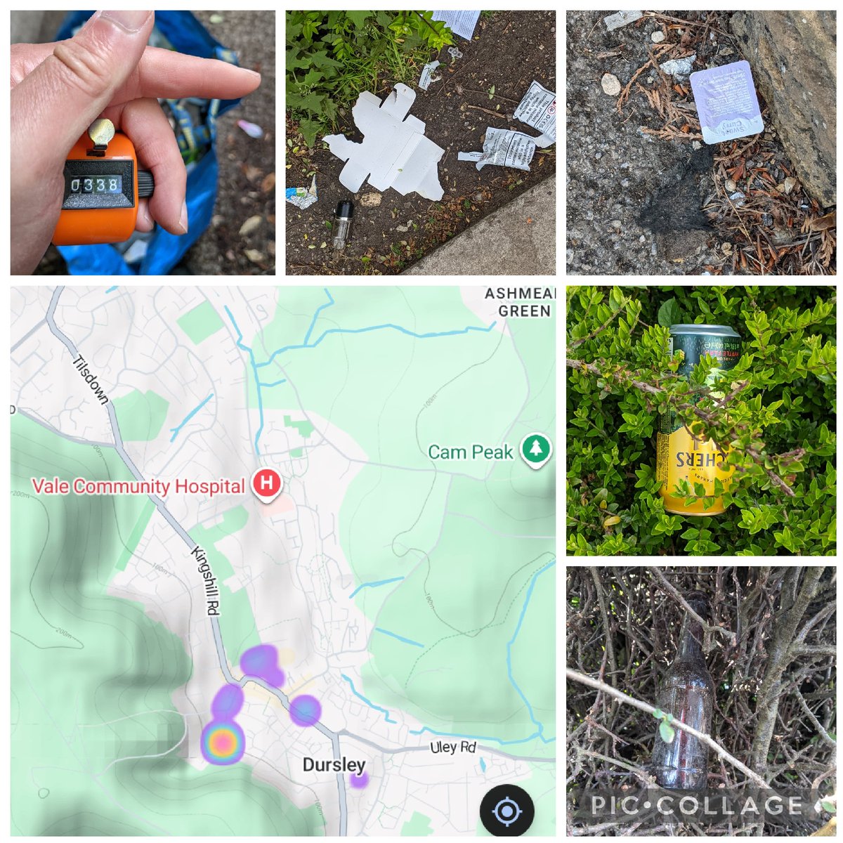 EricTorrington's tweet image. Out by 7:30 am back by 8:30 am with 338 #litter items &amp;amp; two litter chats on the way. Once again lack of cleanup around @sainsburys shines light on how little the company doe to address staff &amp;amp; customer #litter, externalising responsibility onto @StroudDC @DursleyTC &amp;amp; volunteers.