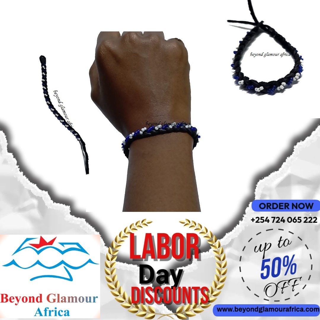 BeyondGlamour_'s tweet image. Men's black leather bracelet having white and blue beads.
Easy and comfortable to wear, durable and fashionable.
#bags #african #customiLadized #newmonth #newgoals #beyondglamourafrica #april #vintagestyle #bracelets #fashion #trendy #totebag #labordaydiscounts