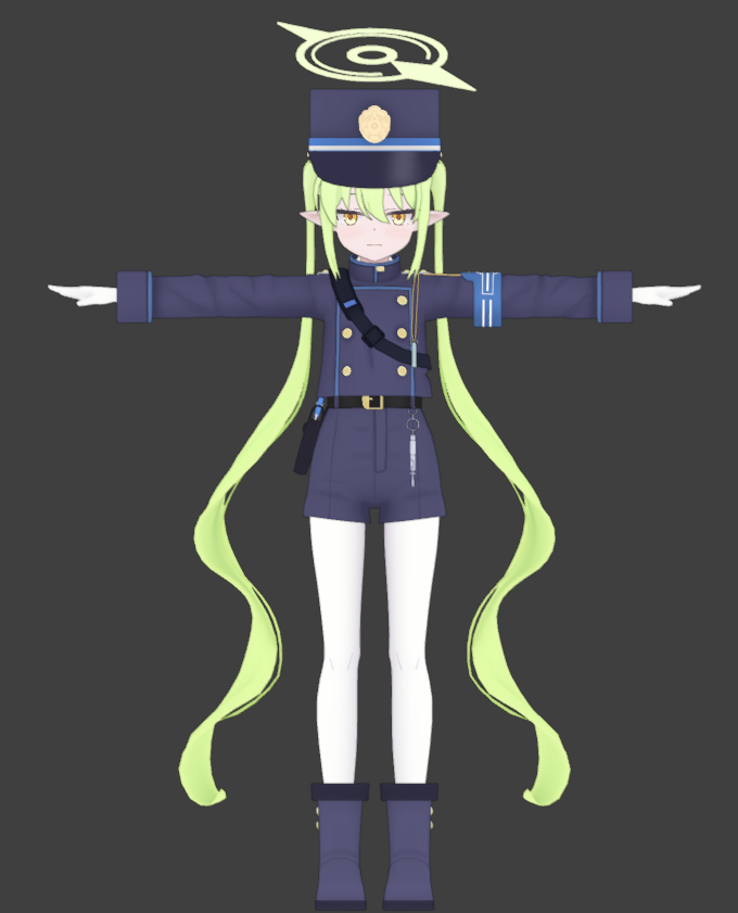 syupo614's tweet image. 타치바나 노조미 모델링 수정과 텍스쳐 제작 까지 완성 했어요

#wip #ブルーアーカイブ #BlueArchive #블루아카이브 #ノゾミ