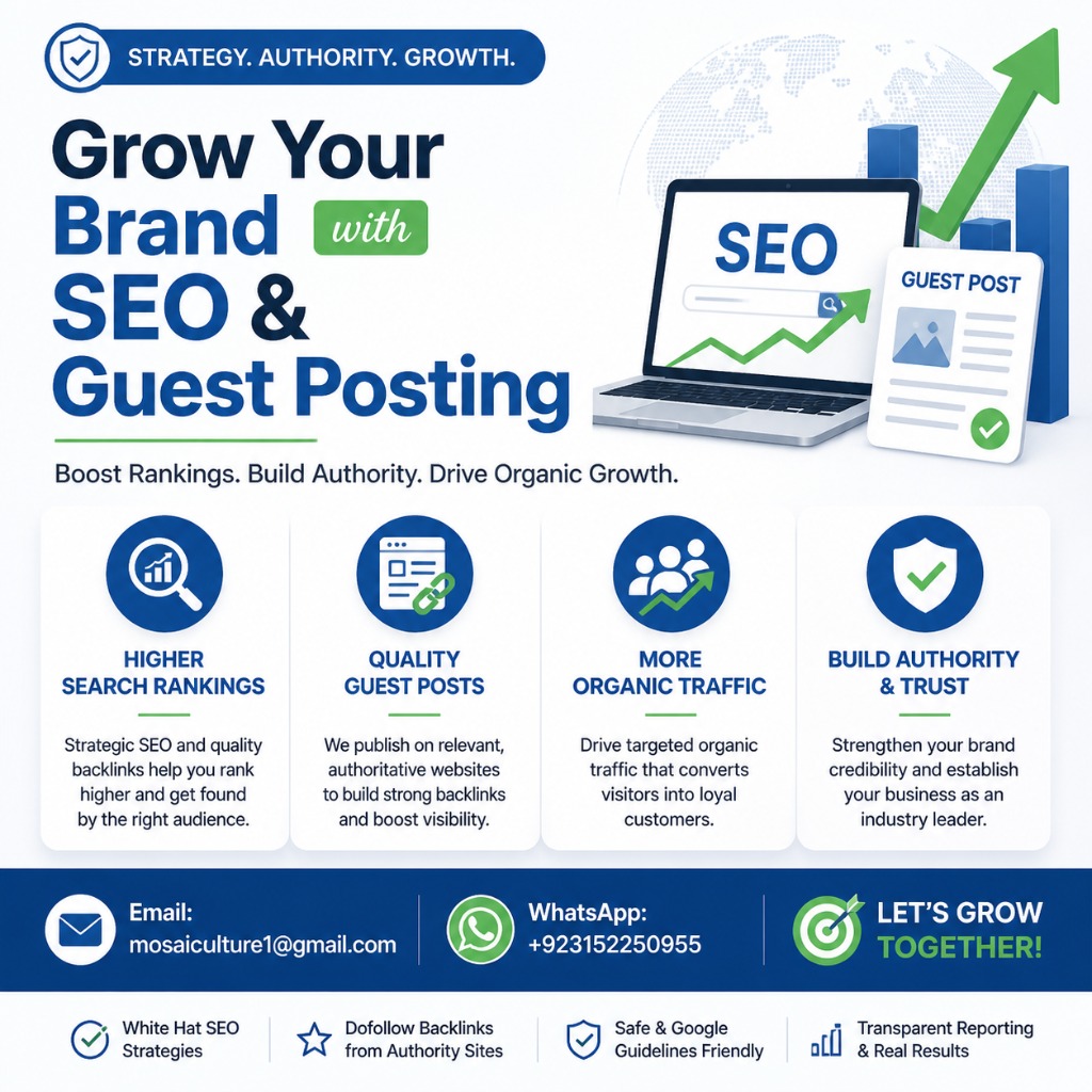 maqsoodk541's tweet image. HI. Grow your brand with smart SEO and high-quality guest posts. Drive organic traffic, build authority, and get noticed by the right audience. 
#SEOServices #GuestPosting #DigitalMarketing #OrganicTraffic #BacklinkBuilding #ContentMarketing #OnlineGrowth #BrandVisibility