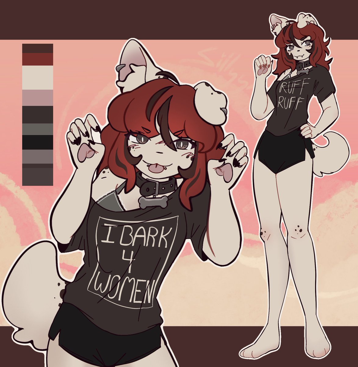Sillyyyh's tweet photo. New ref sheet!! #oc #digitalart https://t.co/jmtoFoiSmb