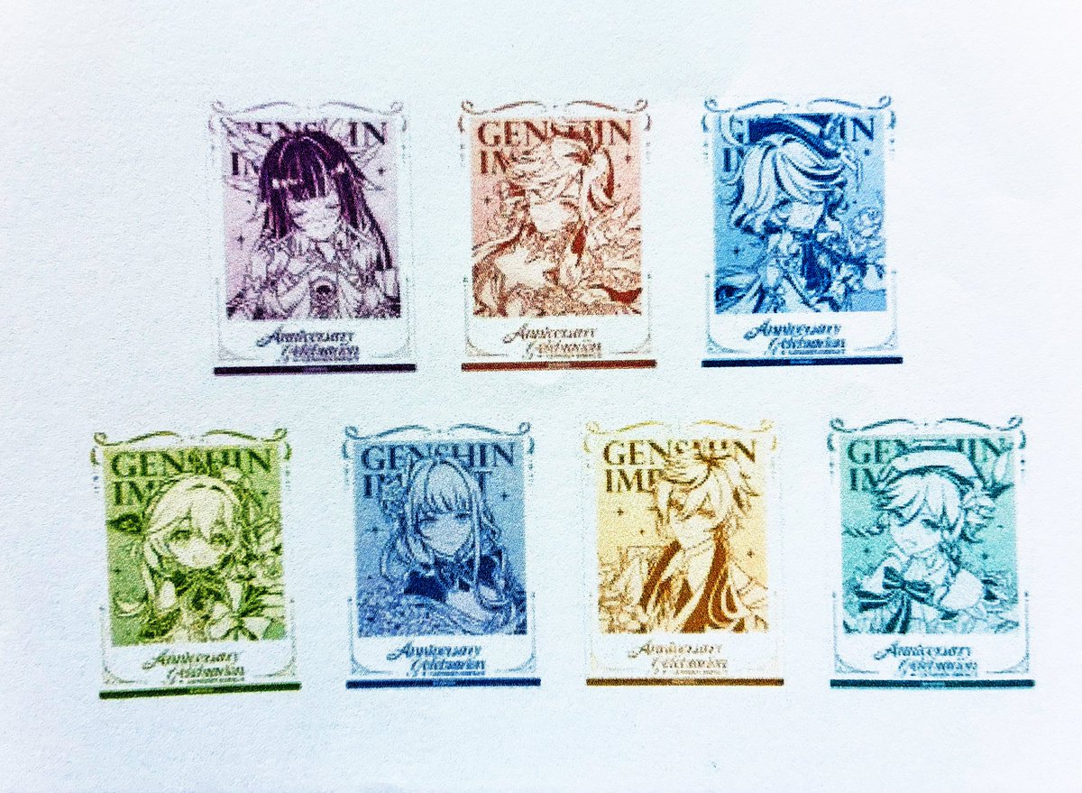 ✨ 原神 特典配布情報✨／ 原神グッズを税込2,200円ご購入ごとに「周年