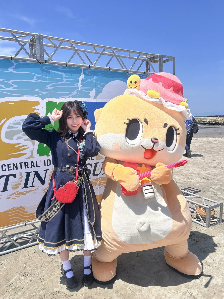 朝イチで出会えましたっ‼️ ちぃたん☆ありがとう✨️ JCIF1日目あつい