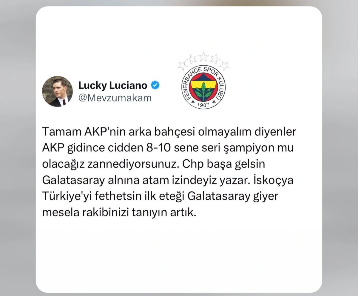 galatasaray bu ülkenin beka sorunudur‼️