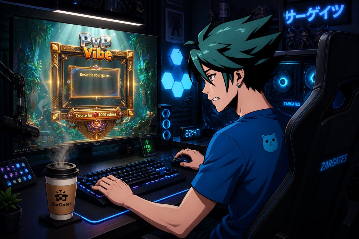 gm CT

feels like we’re entering a new phase of creation

<a href="/pvp_vibe/">PvP Vibe</a> isn’t just about creating content anymore
it’s moving toward full game creation with real value attached

what stands out is how early participation actually matters here

the rewards on prelaunch aren’t just