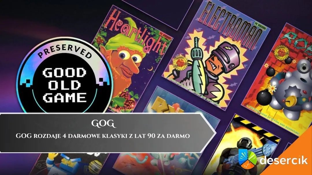 Runpheonix's tweet image. GOG is giving away 4 classic 90s games for free, including Robbo and Electro Man. Limited-time offer, so don’t miss it!
 desercik.pl/gog-rozdaje-4-…
#GOG #FreeGames #RetroGaming