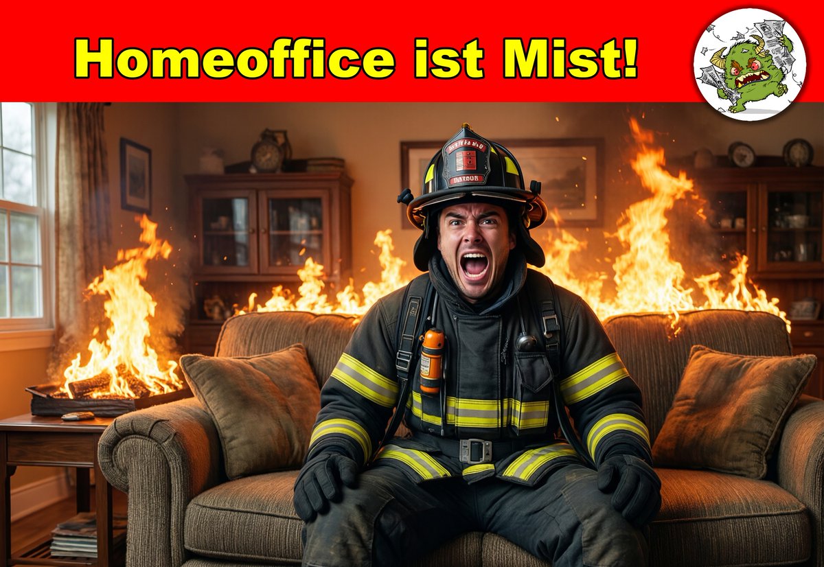 Satirepatzer's tweet image. Zu Hause arbeiten?
#homeoffice