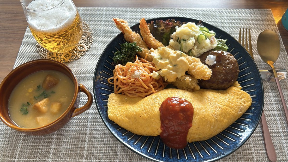 misacha0's tweet photo. 旦那の誕生日！
リクエストの大人様ランチ🍽️ https://t.co/VXwJX9xBRt