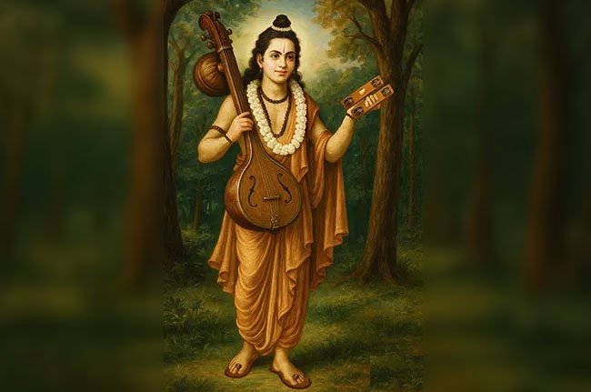 🌸The eternal wanderer, Narada Muni, traverses the cosmos chanting #Narayana, weaving divine wisdom and celestial music to awaken every soul.🌸

"May the celestial sage's grace, through eternal chanting, bestow divine blessings upon all universal realms."
परम भक्त  #ShriHari 🌸🙏🏻