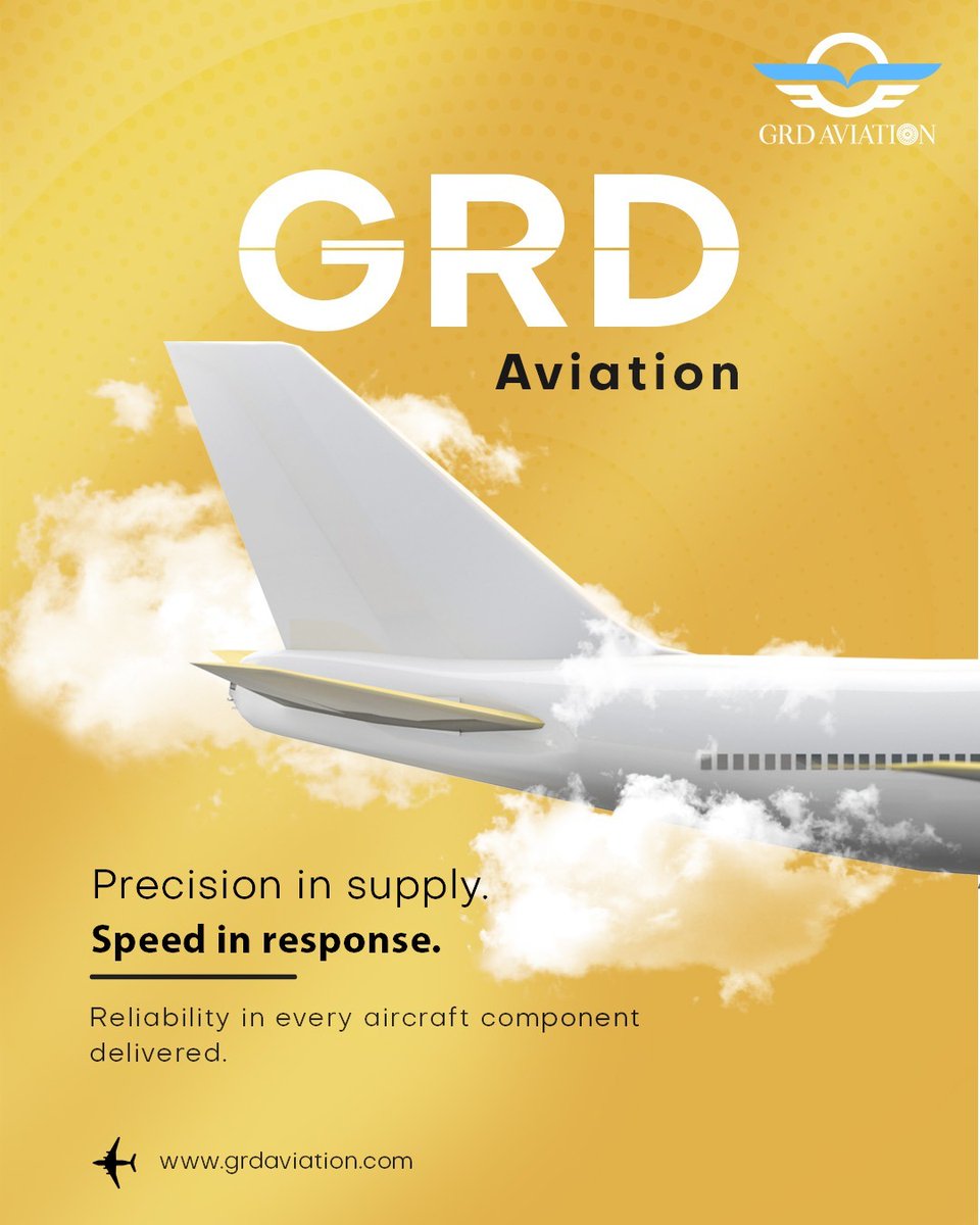 GSB50k's tweet photo. Beyond parts—
a complete approach to aviation support,
delivered with precision.

GRD Aviation.

aviation support | aircraft parts | aerospace logistics | global sourcing | aviation industry | supply chain management | aircraft maintenance | mro services | aviation solutions https://t.co/NST6RWMjcp