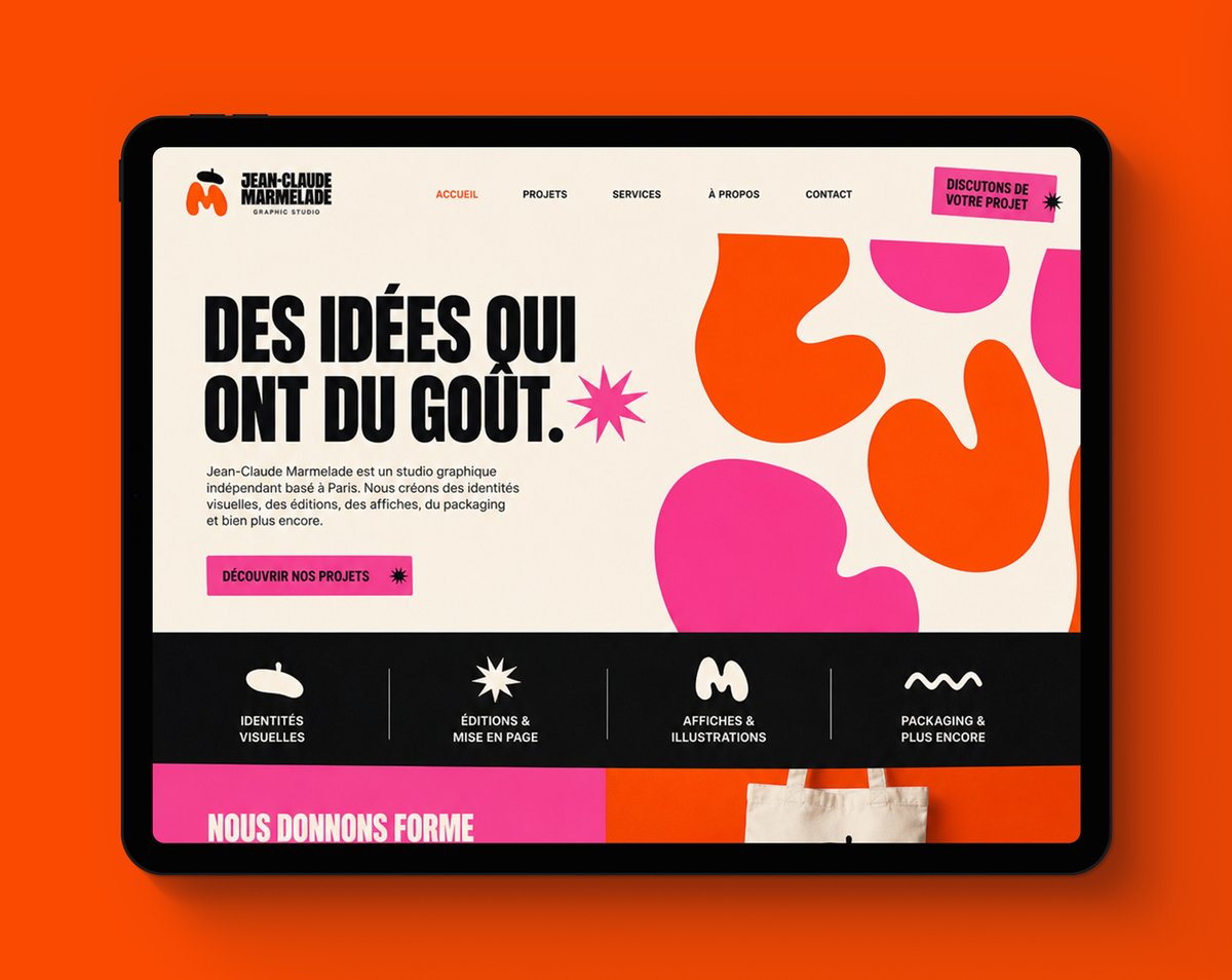 JakabArt's tweet image. Identité visuelle créative et ludique pour un studio graphique / Creative and playful visual identity for a graphic studio #design #graphic #brand