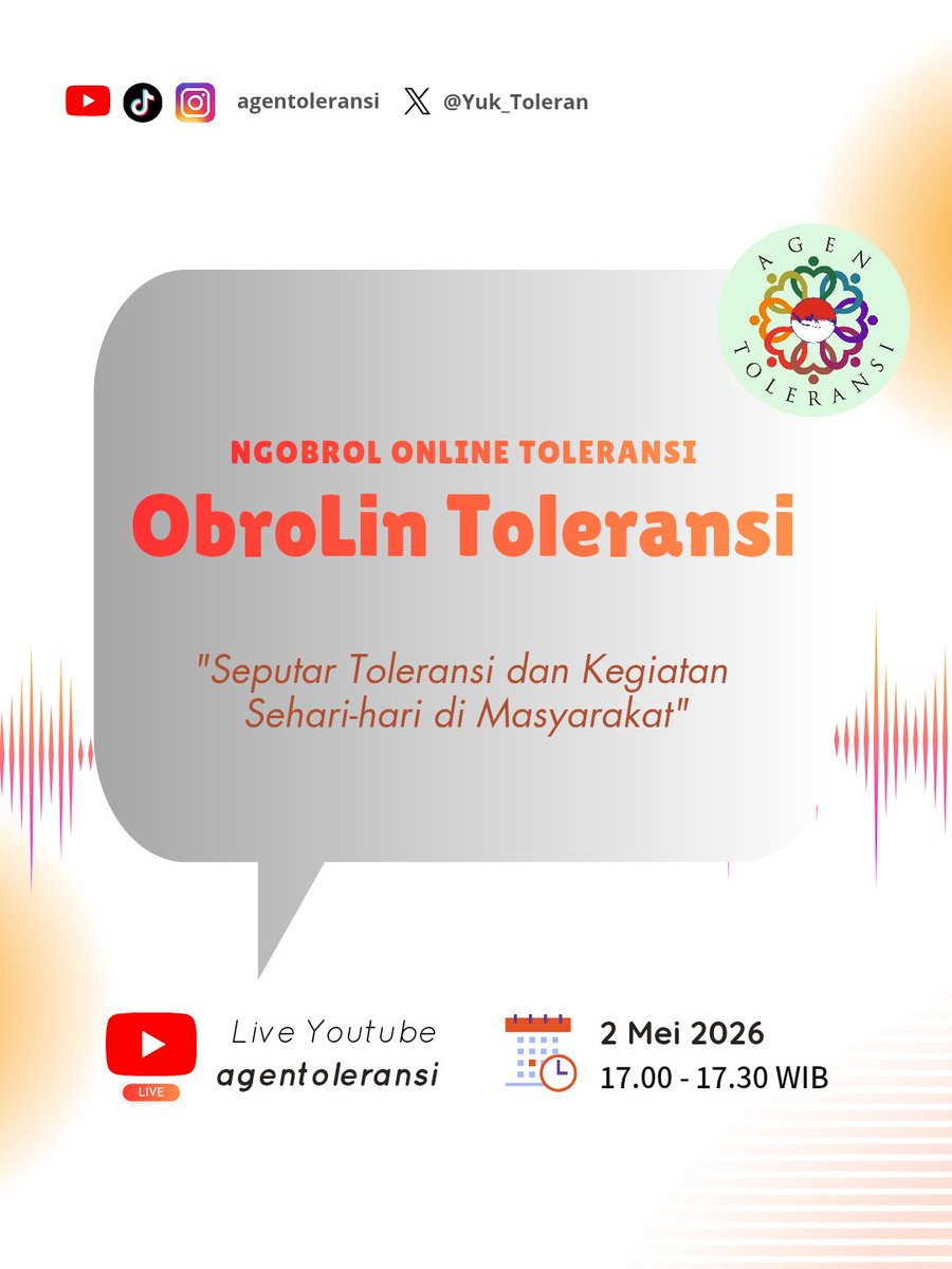 Agen Toleransi tweet media