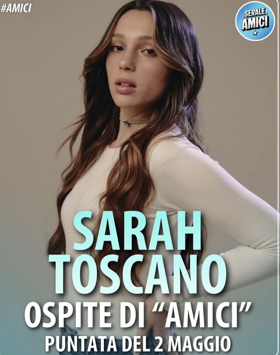 Non prendete impegni perché sta sera dalle ore 21:25 la nostra Sarah torna dove tutto è incominciato ovvero ad Amici. Pronti a rivederla al Serale (Questa volta da ospite?) #Amici25 #Amici23