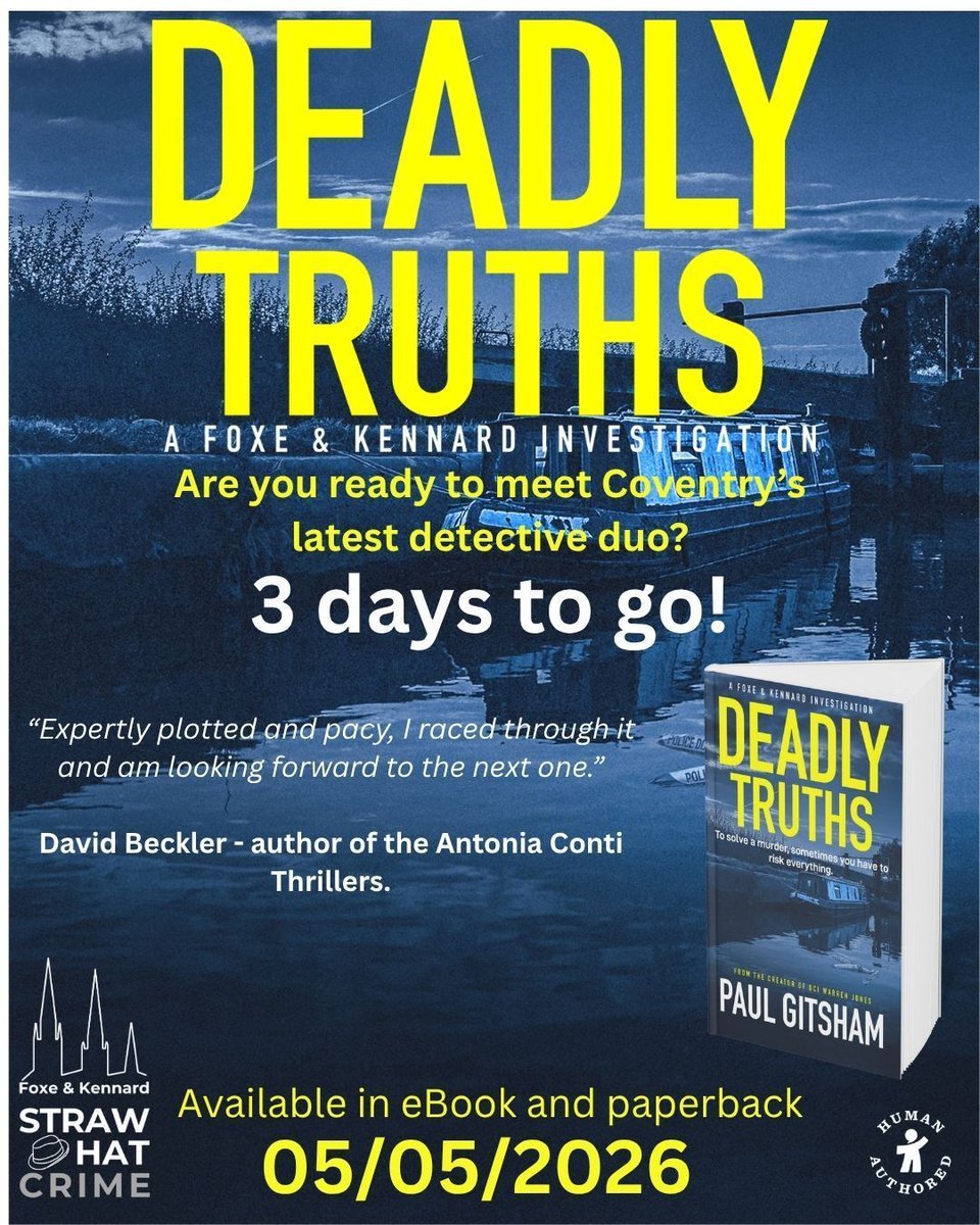 Dr Paul Gitsham (Deadly Truths: Foxe & Kennard 1) tweet media