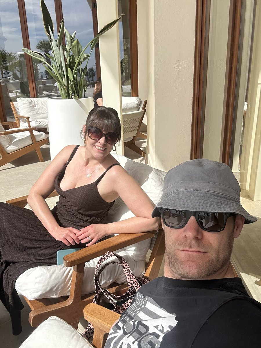 MarkOrmrod's tweet image. HAPPY ANNIVERSARY TO THIS BEAUT 😍😍😍

17yrs she’s been putting up with my chaos, so I booked a last minute break to Greece so we could cover ourselves in baby oil and lay in puddles of our own sweat! 

Perfect 🤩 🤩 🤩

#family #wedding #anniversary #birthday #life