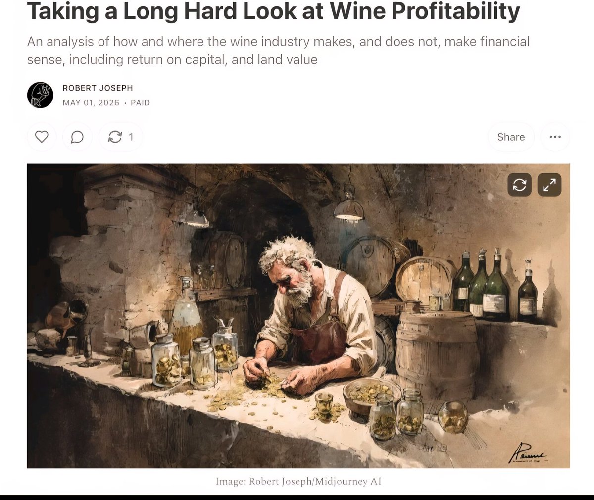 robertjoseph's tweet photo. There are all kinds of wine producer - from small family estates and cooperatives, to grand chateaux and corporations.

Who's making money?

https://t.co/ZO4X11XIHA https://t.co/LCylERNZx4