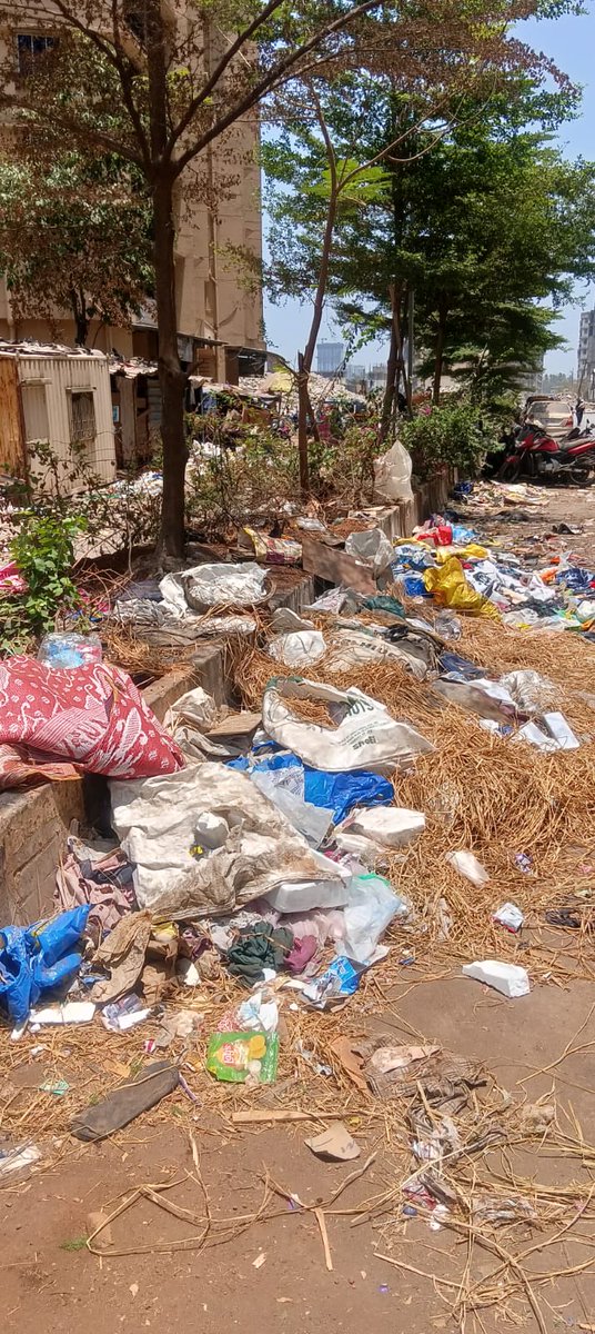 naddabz's tweet photo. Residents of Dosti Planet North pay heavy taxes, yet the back road is filthy and completely neglected. No cleaning, no maintenance—just total failure by authorities. This is unacceptable civic negligence. Immediate action required. @TMCaTweetAway https://t.co/AxaivrYI8j