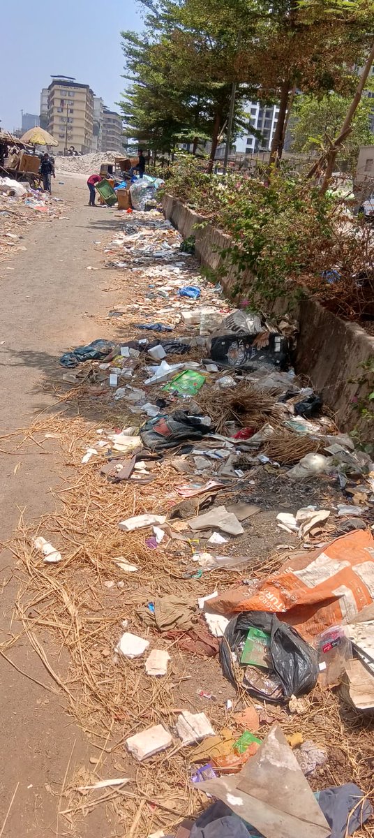naddabz's tweet photo. Residents of Dosti Planet North pay heavy taxes, yet the back road is filthy and completely neglected. No cleaning, no maintenance—just total failure by authorities. This is unacceptable civic negligence. Immediate action required. @TMCaTweetAway https://t.co/AxaivrYI8j