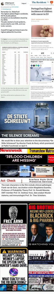 TvanT's tweet image. EMERGENCY SOS call
from The Netherlands

new Dutch #EmbryoLaw
Are WE the #LIVESTOCK
kept as #GUINEA_PIGS 4

#SocialMedicalExperiments

TotalReCall 1984 Matrix
The BOYS FROM BRAZIL

KillBills
ULTIMATE 
#REVENGE?
what's BEING
#FABRICATED IN
UKRAINIAN BIOLABS
x.com/i/status/20497…