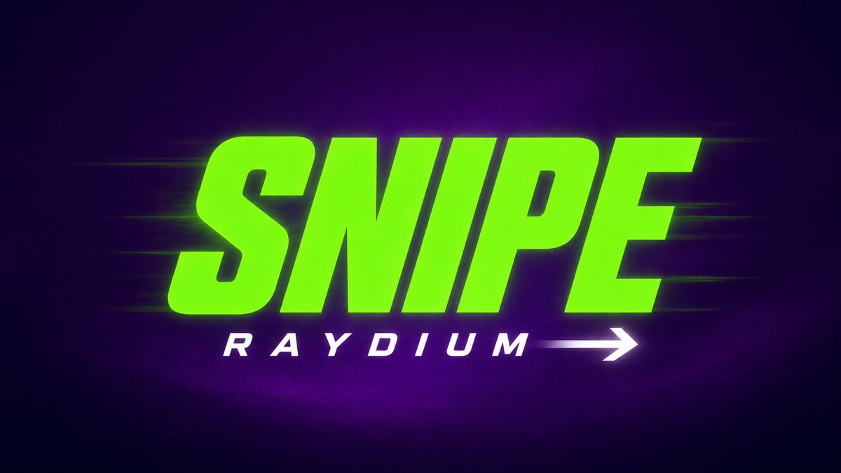 raydiumsniper's tweet photo. Saturday. Snipe Raydium. 

👉 https://t.co/Ncr4iumzbr

#Raydium #Solana https://t.co/zmOGakz6Ey