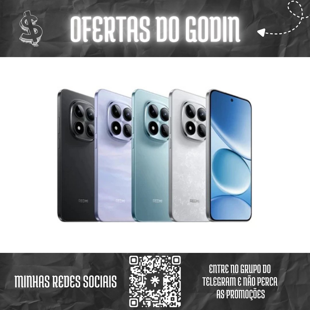 Fe_Godin's tweet photo. OFERTA ♥ : Xiaomi Redmi Note 15 PRO 5G NFC • 8GB RAM/256GB • 6.83" AMOLED

💰 Preço: R$ 1.931,08 Avista no PIX  
💳 Preço: Ou Até 12x R$ 174,92 S/ Juros
🔗 Link: https://t.co/VLMywk6hei

🎯 Entre no meu Grupo: https://t.co/kvjyMTCBrJ

#xiaomi #redminote15pro #shopee #ofertas https://t.co/miScAeqrx9