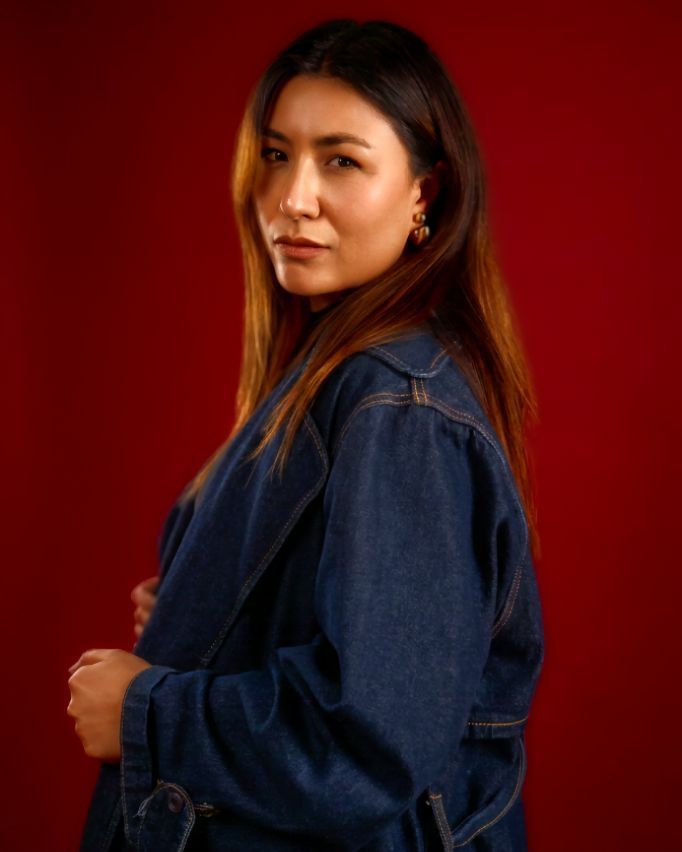 lavitessep's tweet image. Denim vibes and bold energy! #ModelStyle #Denim #Editorial