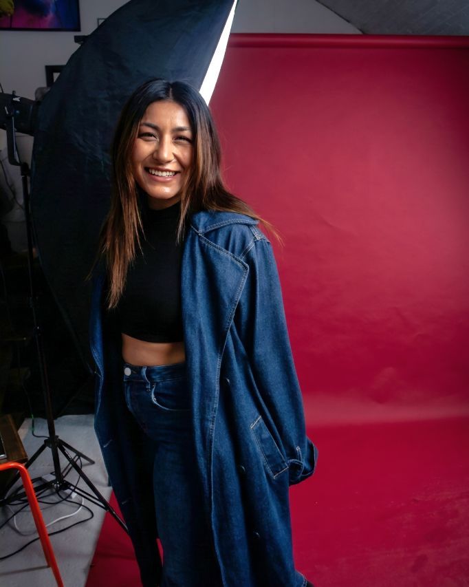 lavitessep's tweet image. Denim vibes and bold energy! #ModelStyle #Denim #Editorial