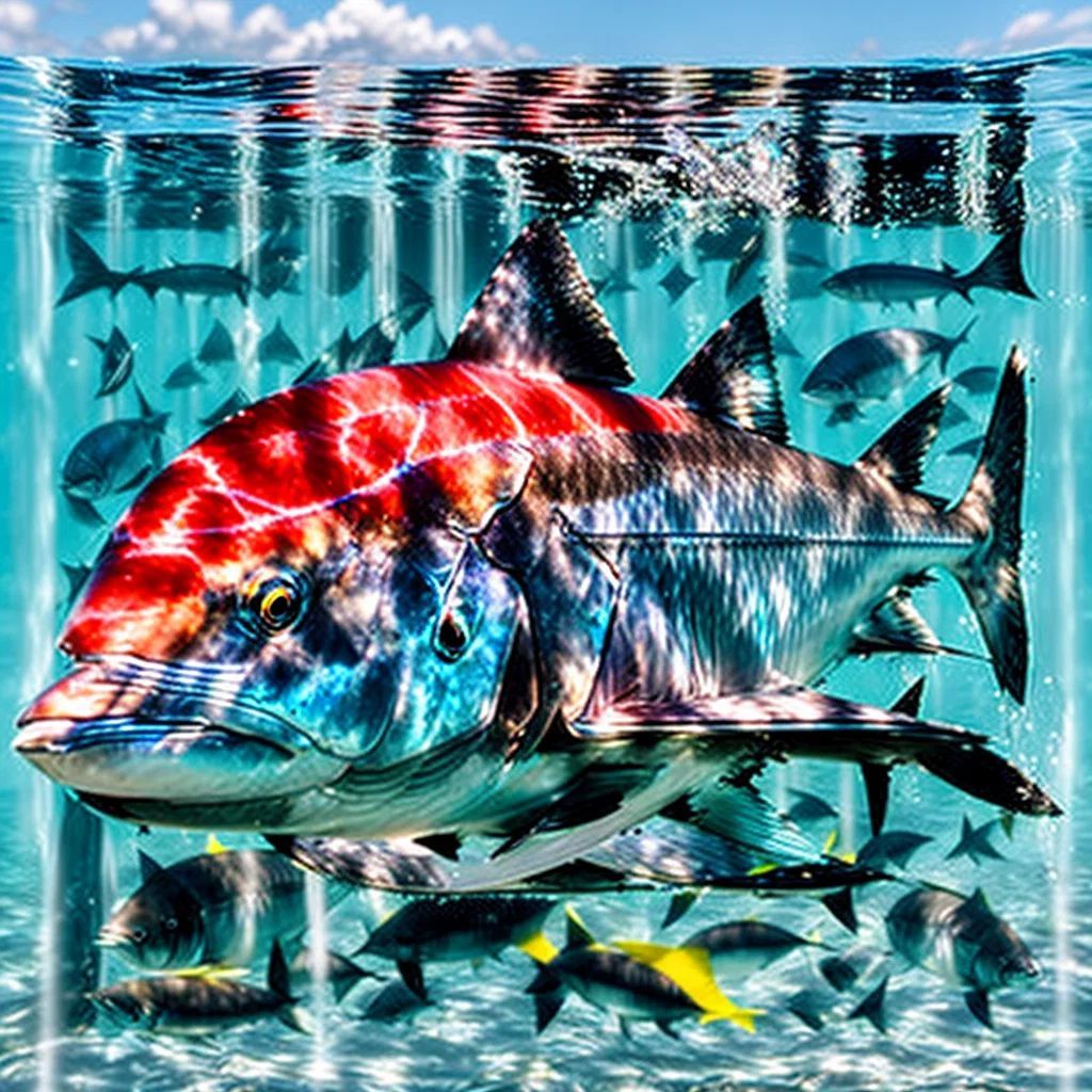 Q_aRe_'s tweet image. 🐟 World Tuna Day: Sustainable practices protect tomorrow's abundance! Like responsible fishing preserving ocean bounty, mindful choices today ensure lasting success. Ready to fish sustainably? Early access protects your future! 🌊💙 #QRArt