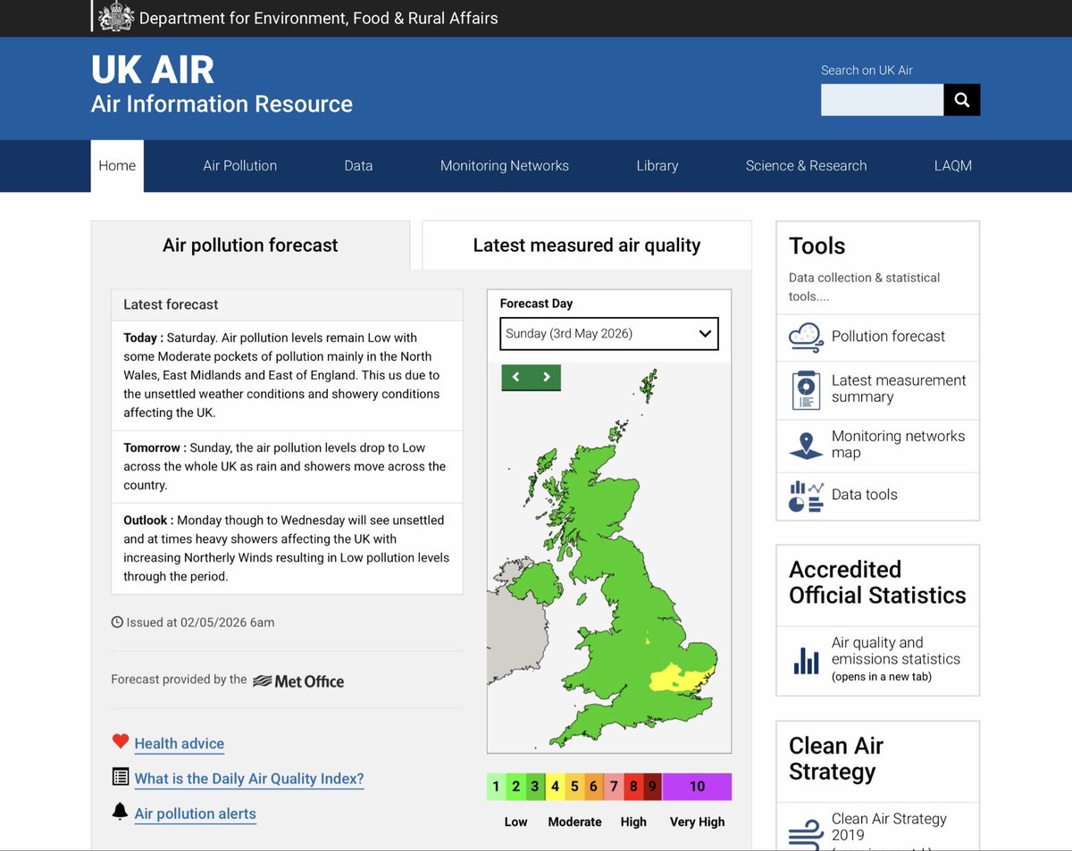 Clean Air in London tweet media