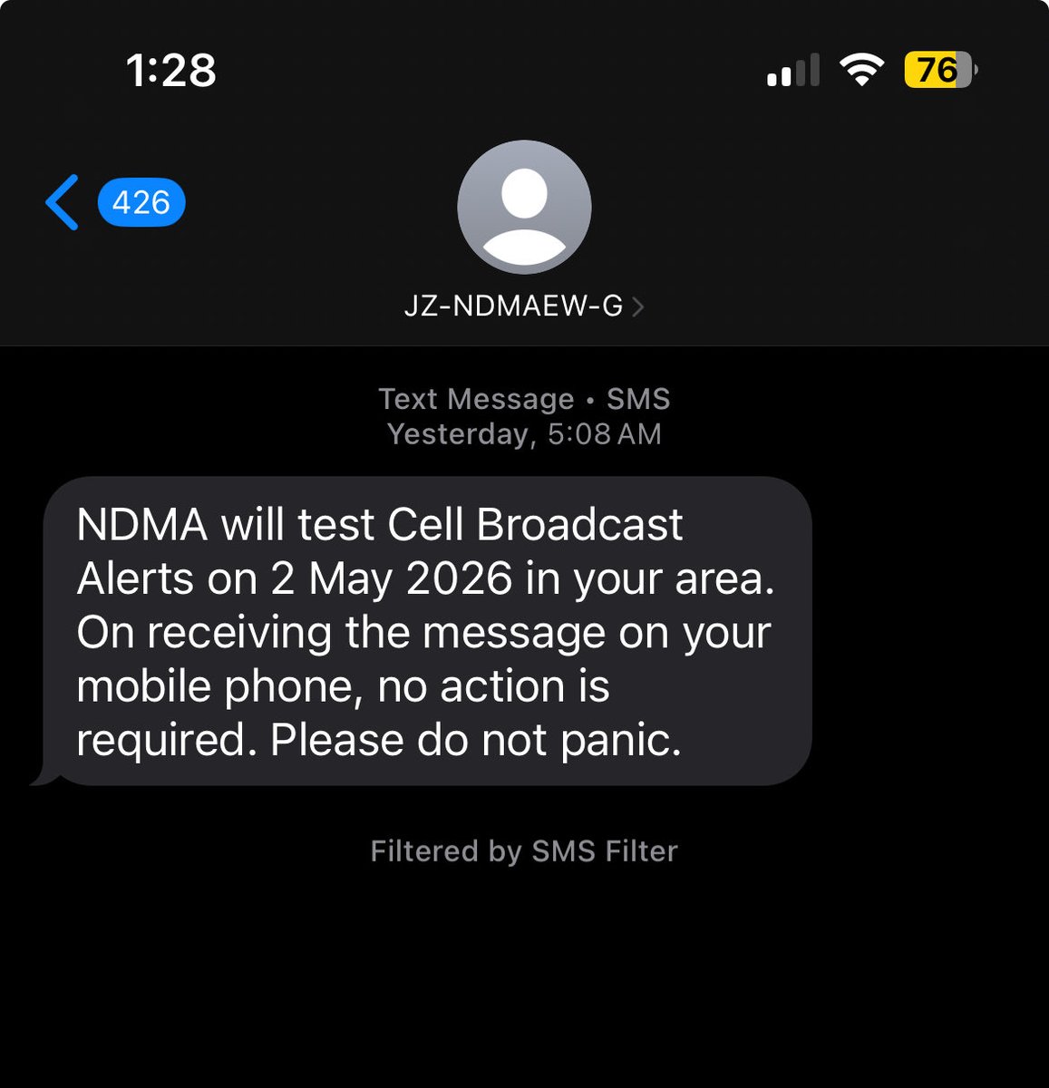 dordinarylife's tweet image. Bhai gandmasti karne se Acha SMS vgera par dhyan rakha hota to aaj yaha logo m itna panic nahi create kar rhe hote.

#Alert #Broadcast #Emergency #EmergencyServiceAlert