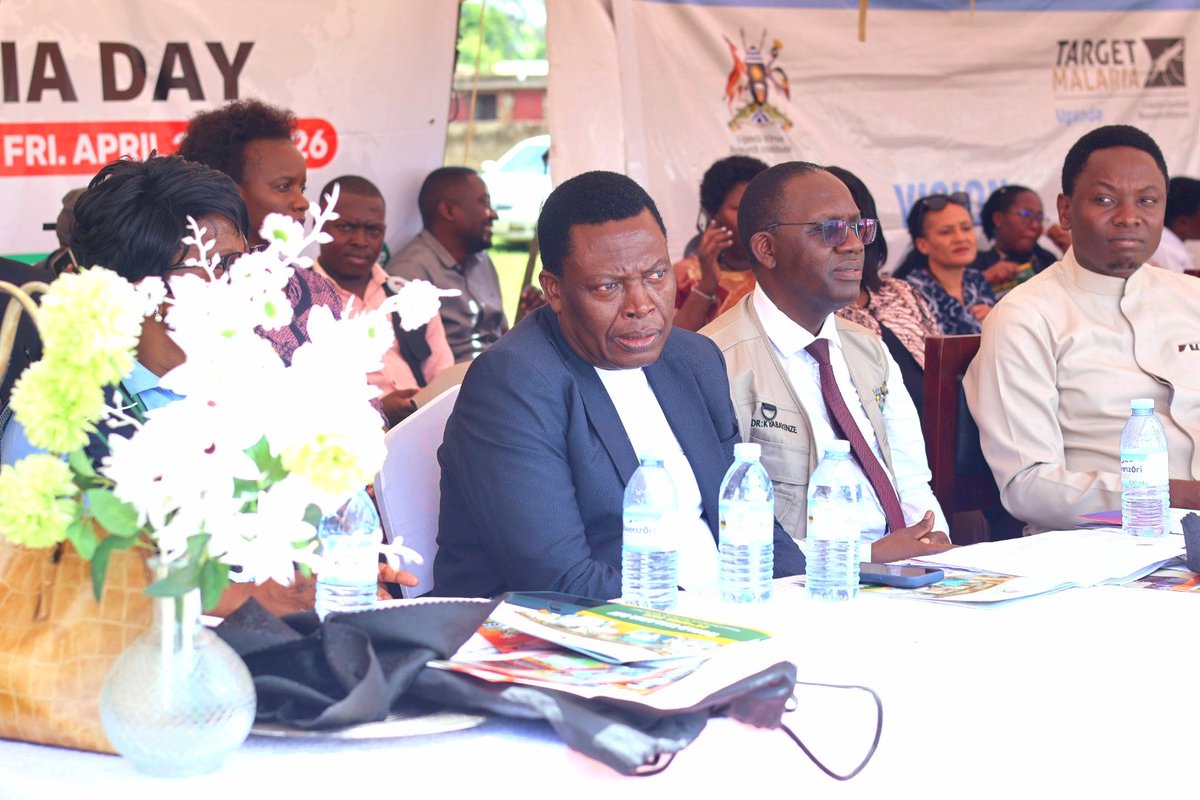 KinuaFoundation's tweet photo. On the world malaria day 2026 in Iganga was the graduation of over 100 (CHEWS) where Dr. Charles Olaro who represented Hon Dr.Ruth Acheng the minister of health urged communities to stop viewing health  as solely a Government responsibility https://t.co/eofdmzqAOJ