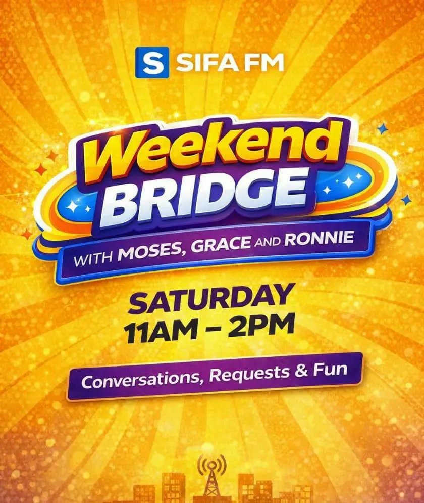 SifaFm's tweet photo. Welcome to the New Month and Bridge is already in the House to Kickstart your Month with Vibes and Fun Convo 📻

So let's us know How's 2026 so far?

#WeekendBrigde
Listen Live
https://t.co/kdzvHW9pYD https://t.co/F0PSFg8jWt