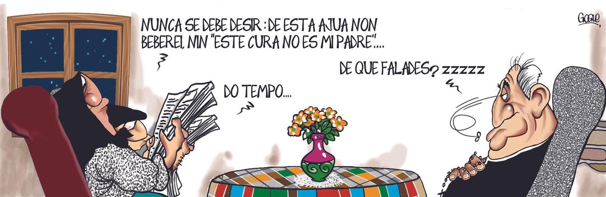 Farodevigo's tweet image. 😁Máis #humor con Gogue na nosa web