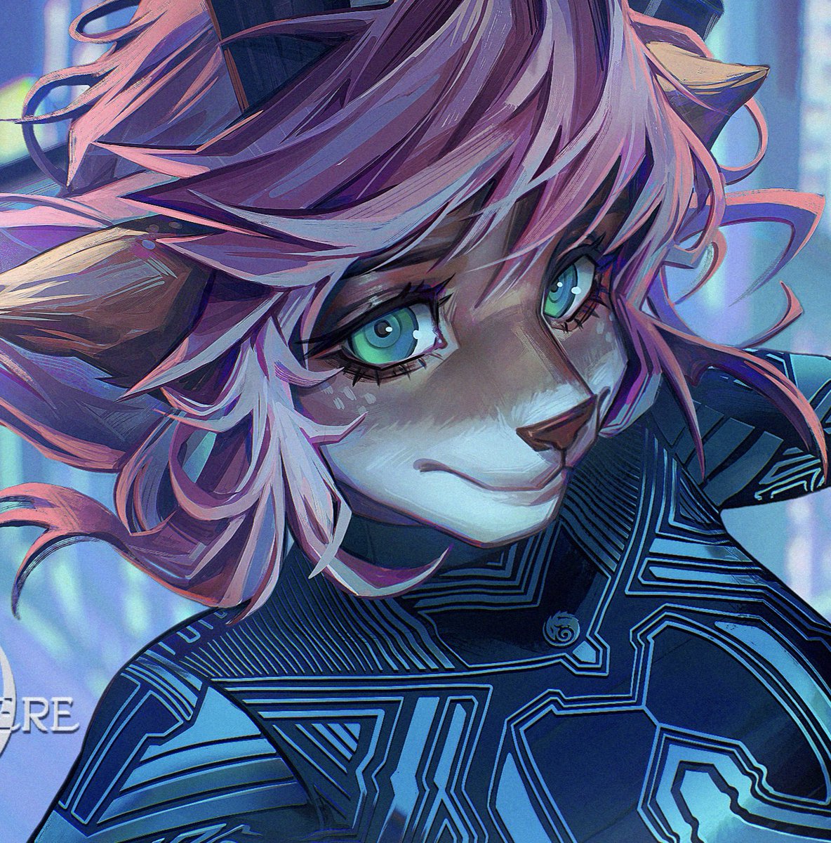 earthsphere_art's tweet photo. Finished commission for @acaposting  🫶🏻
#furry #furryart #cyberpunk #art #digitalart https://t.co/qGqsYfPmLU