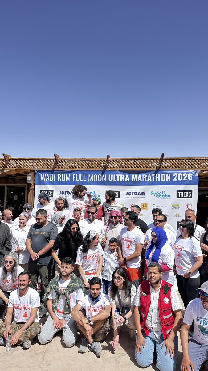 WRPA1998's tweet photo. كرّم عطوفة مفوض السياحة والشباب، الدكتور ثابت النابلسي، الفائزين في ماراثون وادي رم الليلي، الذي أُقيم في 1 مايو 2026، بمشاركة 500 متسابق وتحت رعاية سلطة منطقة العقبة الاقتصادية الخاصة. https://t.co/H6iD2LG6F7