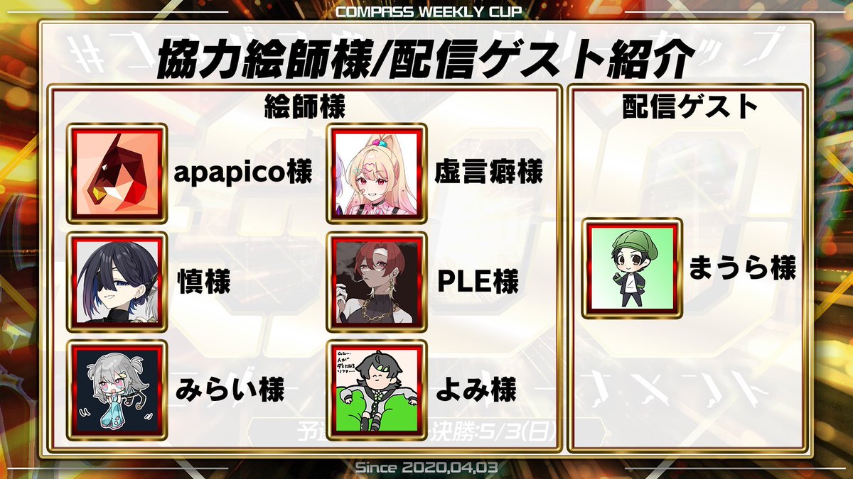 #コンパス ウィークリーカップ【CWC】 tweet media
