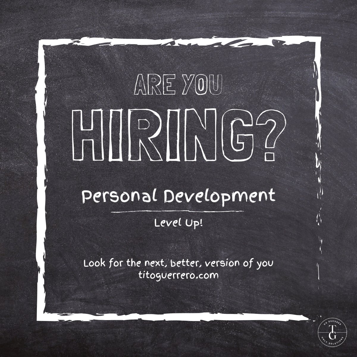 TitoJGuerrero's tweet image. You should constantly be looking to hire the next version of yourself, a better more refined version. Know that to hire that new version you must be willing to pay more with sacrifice.

#change #levelup #bethechange #growth #mindset #hiring