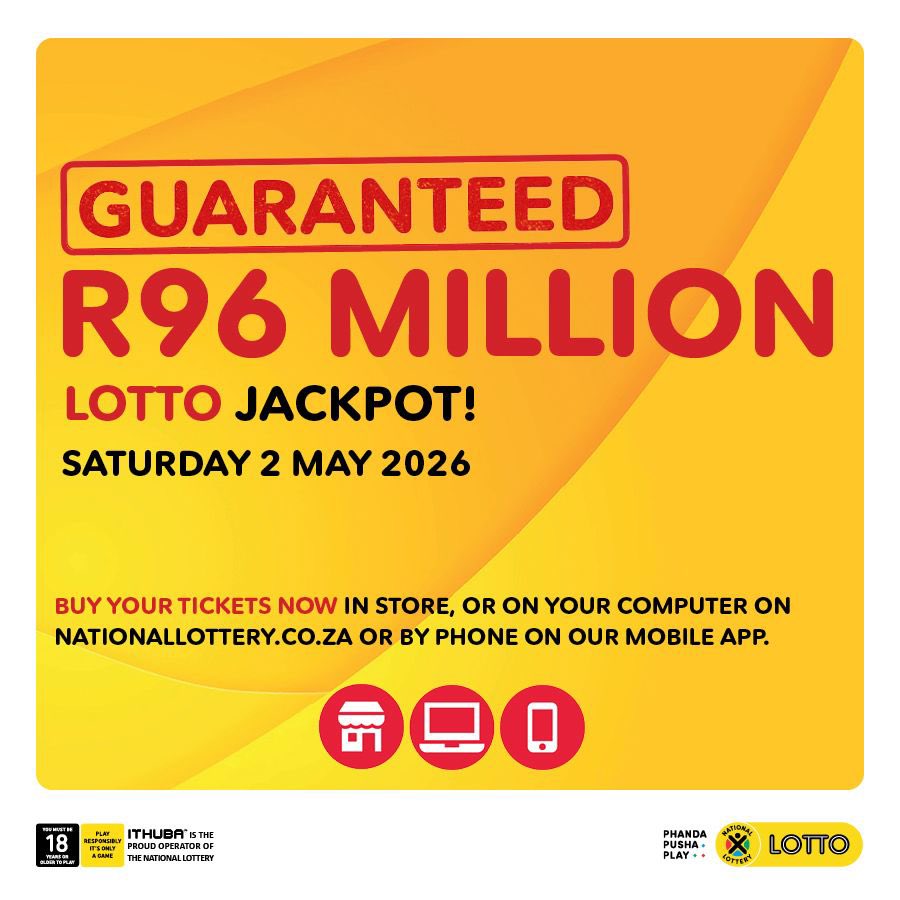 Buhleee_'s tweet image. #Ad No more “maybe one day”
What if that day is NOW? Don’t miss your moment! PLAY NOW! Buy your tickets NOW in-store, on your banking app, or on nationallottery.co.za.#ThisCouldBeIt #GUARANTEEDR96MILLION #LOTTOSA