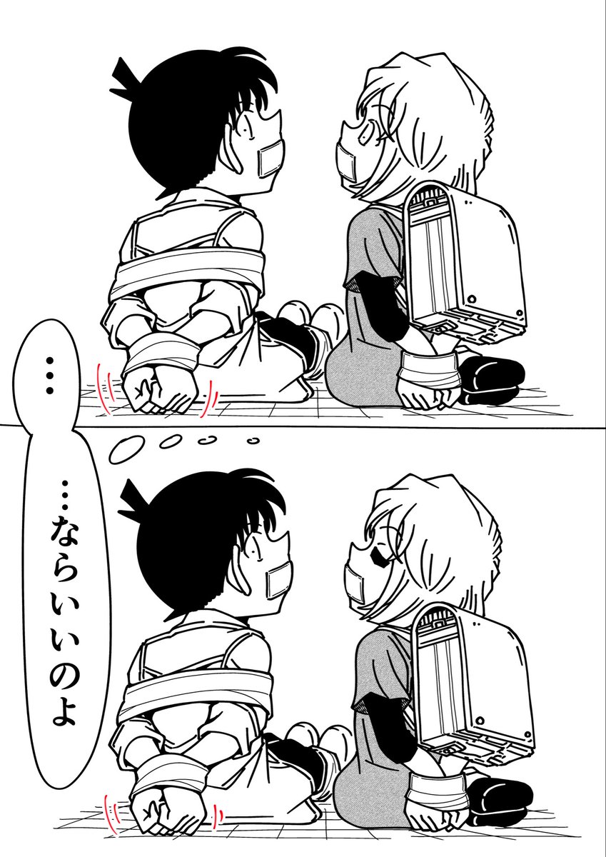コナン(っと…危ねぇ…)
灰原哀(気をつけなさいよ)
#名探偵コナン 