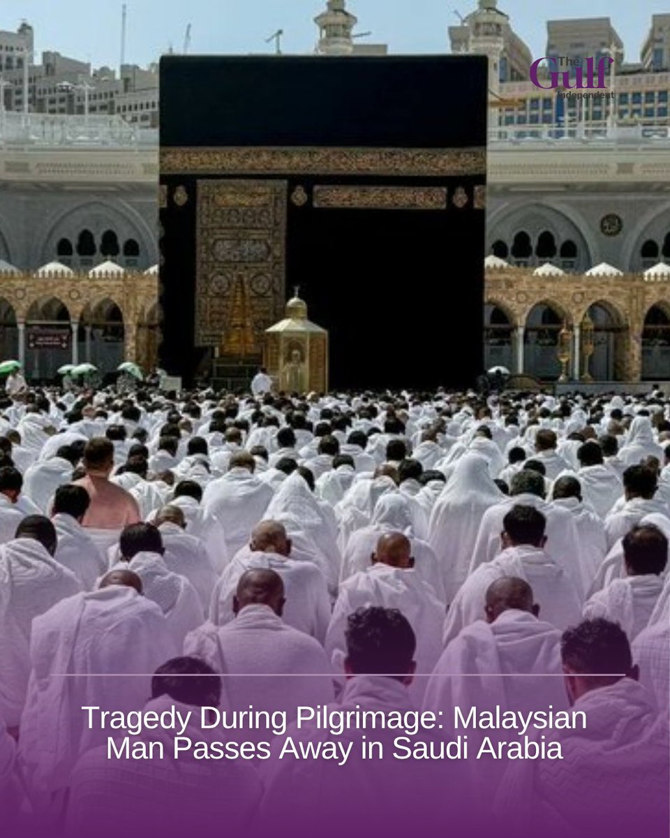 IndependentGulf's tweet image. A Malaysian pilgrim has reportedly passed away after collapsing while performing pilgrimage in Saudi Arabia. Authorities are handling the case while support is being extended to the family. #Malaysia #SaudiArabia #Pilgrimage #BreakingNews #Hajj #News