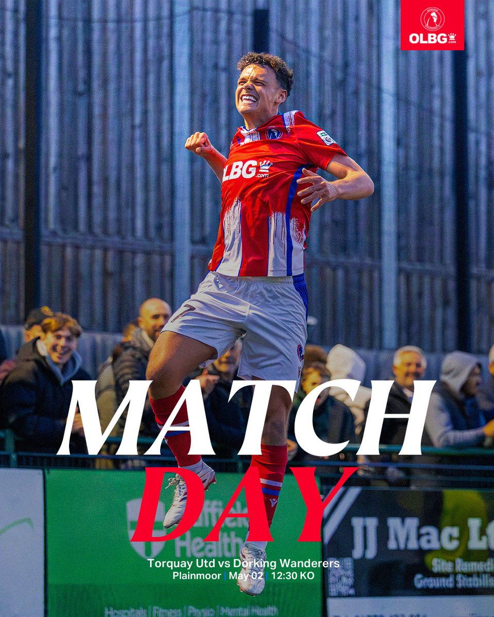 THE PLAY OFF SEMI FINAL 🔴⚪️ 🆚 Torquay United 📍 Plainmoor 🕒 12:30 KO 🏆 ...