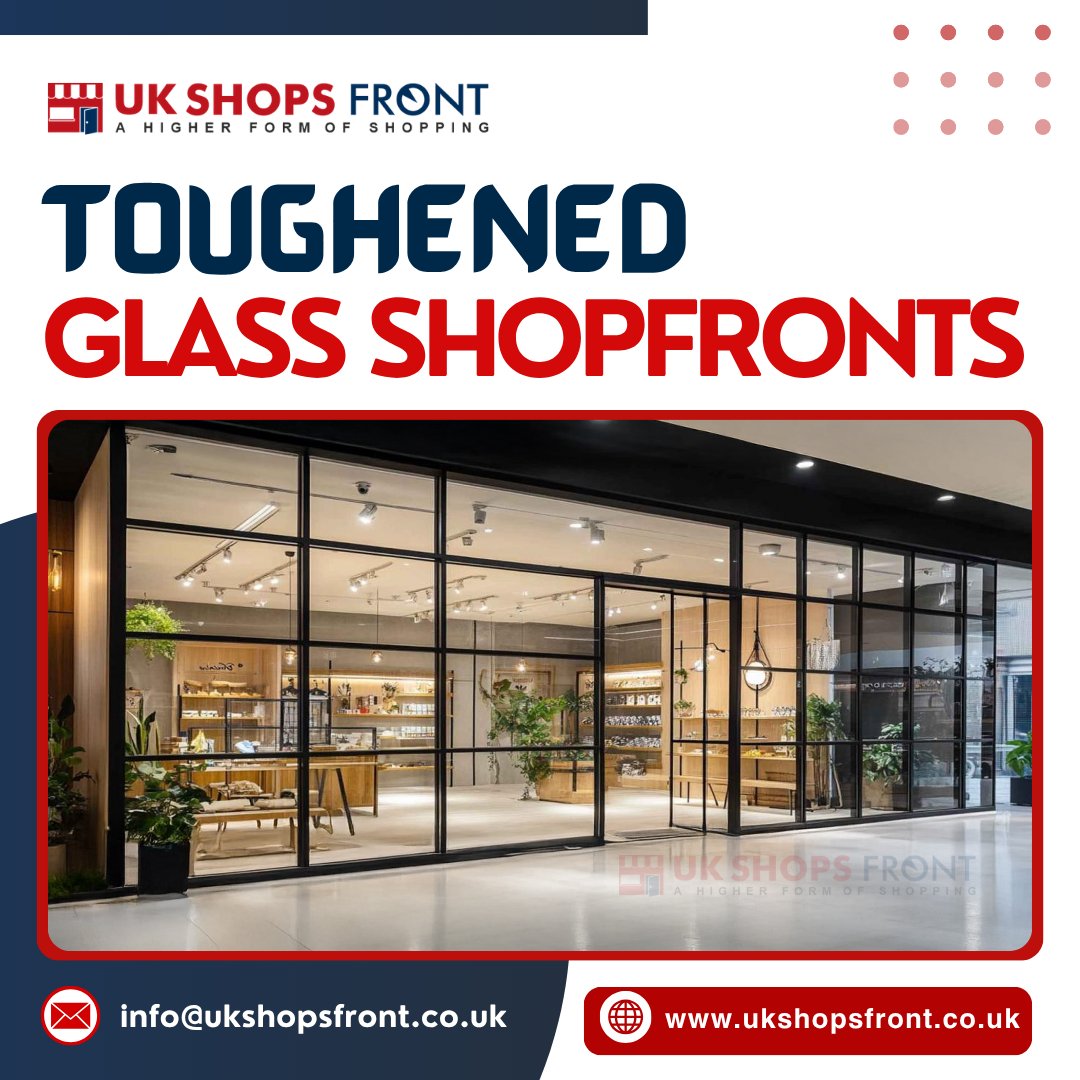 UkShopsfront's tweet image. 👉Toughened Glass Shopfronts deliver sleek modern appeal with high durability and clarity enhancing storefront visibility while resisting impact and weather for long lasting performance!🏬✨
#GlassShopfront #ModernDesign #RetailDisplay #DurableGlass
👉Web: ukshopsfront.co.uk/toughened-glas…