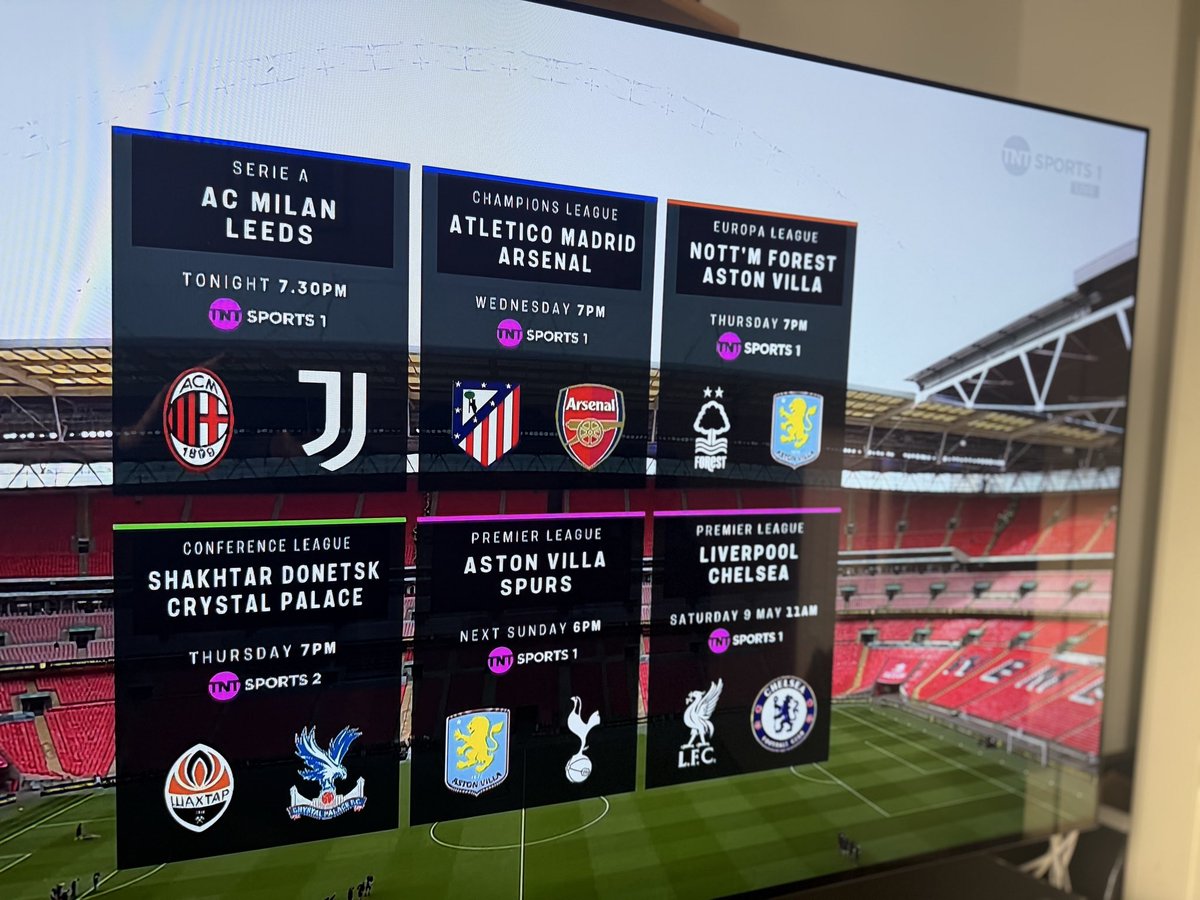 Muswell_days's tweet photo. @SkySportsPL TNT sports last Sunday after cup final 🤣 https://t.co/SbvuCLrAbM