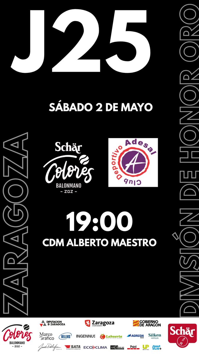 cbmcolores's tweet photo. 🔴⚫️ MATCHDAY 🔴⚫️

🏆 DHO J25
🆚 @BalonmanoAdesal 
⏰ 19:00
🏟️ Alberto Maestro
📺 https://t.co/WVzDjqPwXN https://t.co/m0EEKBt39X