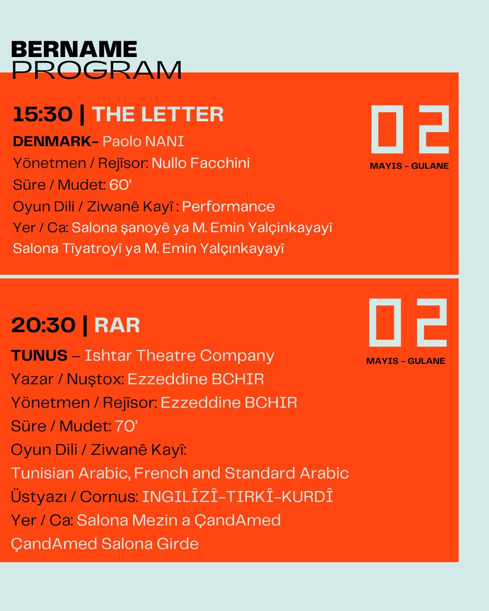 Amed Theater Fest tweet media