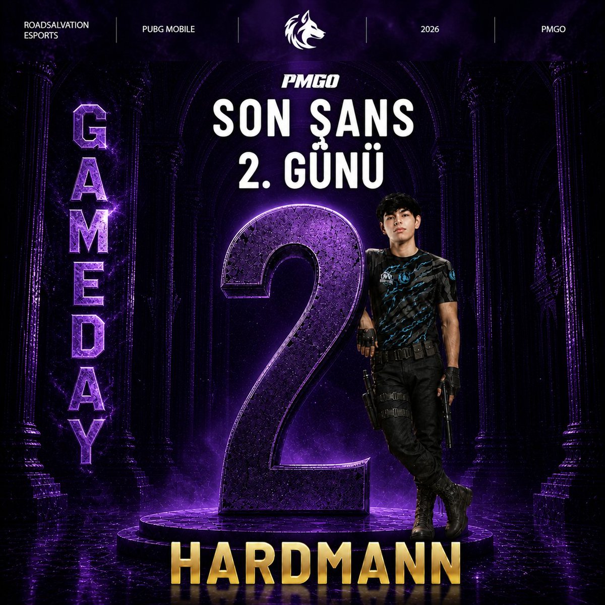 roadsalvationn's tweet image. Pmgo Turkiye Final Elemeleri Sons Şans 2. gün. 

Sonuna Kadar Güvenerek Haydi Çocuklar 🖤

🗓️ 1,2,3 Mayıs 2026 
🕣 19.00 TSI 
📎 Yayın Kanali Instagram  Hikâyemizde

#pubg #pmgo #pubgmobile #gaming