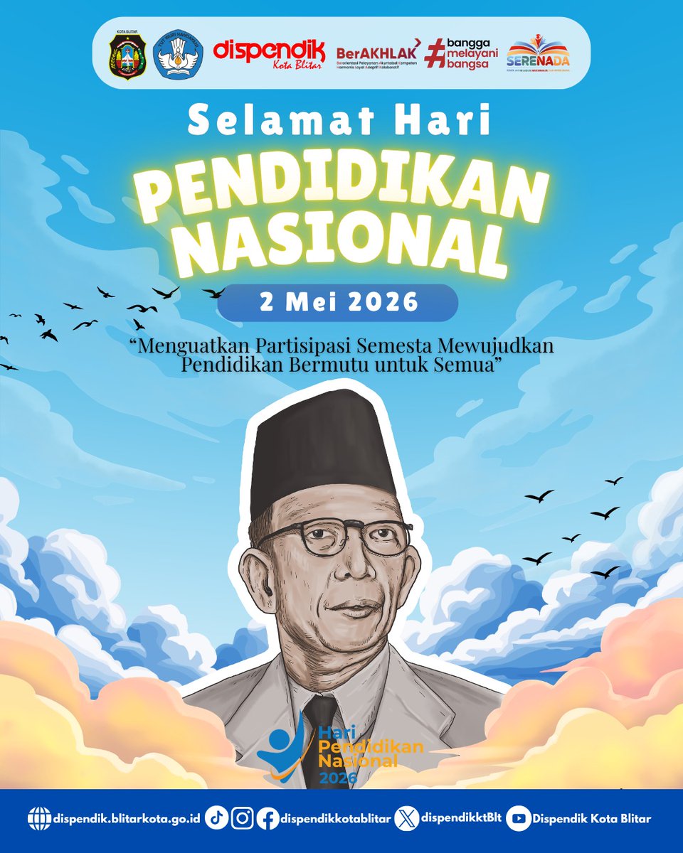 dispendikktBlt's tweet photo. ✨️ Selamat Hari Pendidikan Nasional 2026 ✨️ https://t.co/4Ul9gC7Azz