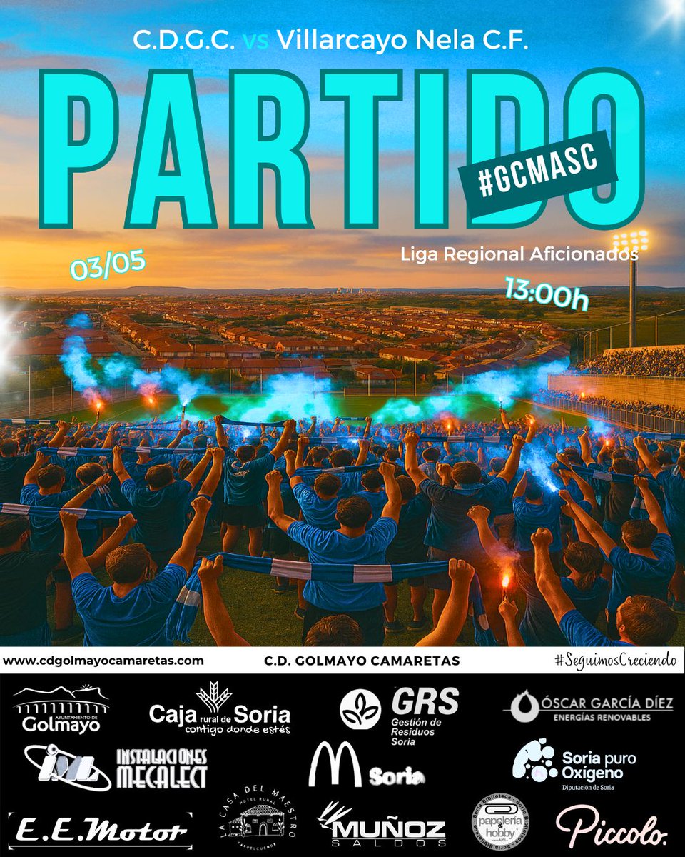 CD_GolCamaretas's tweet image. REGIONAL MASCULINO 🎙️ Todos 🅙🅤🅝🅣🅞🅢.

🏟️ Francisco Rubio 2.
🏆 Regional #Aficionados.

#SeguimosCreciendo #GC