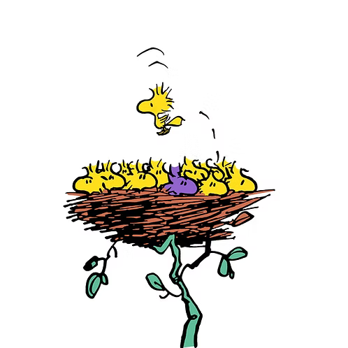 SnoopertBeagle's tweet photo. Unpopular opinion on: Woodstock's flock, Aka Bill, Conrad, Olivier, Harriet, Wilson, Raymond, Fred &amp; Roy. https://t.co/5JpUscZEnx